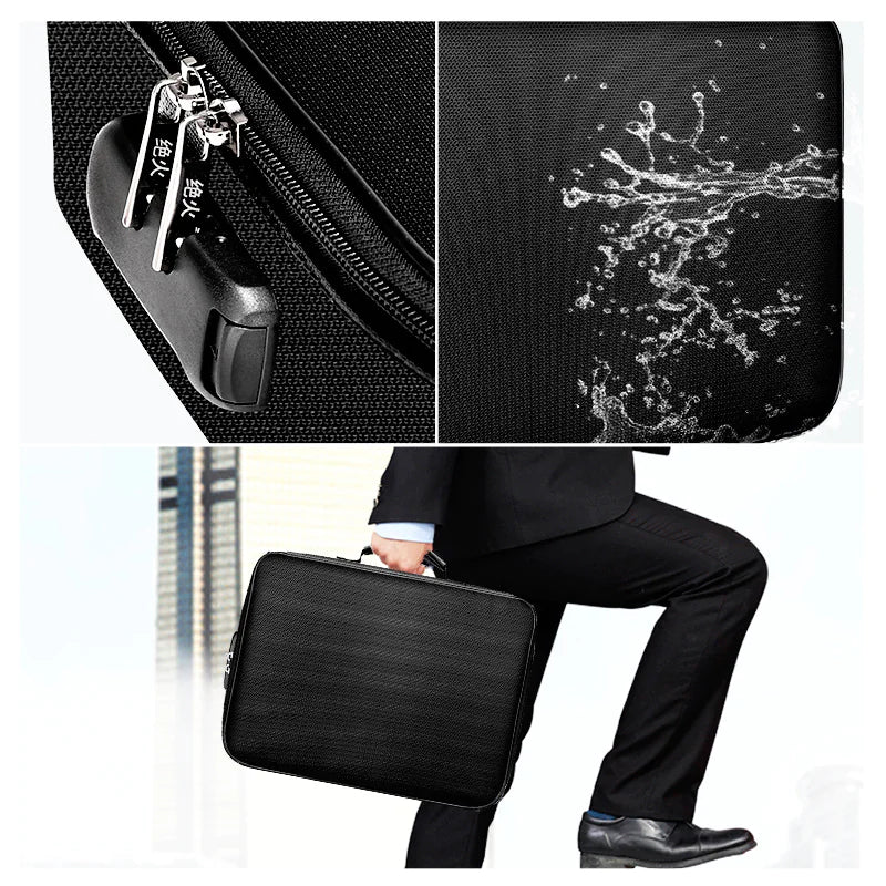 Fireproof Document and Valuables Organizer Bag